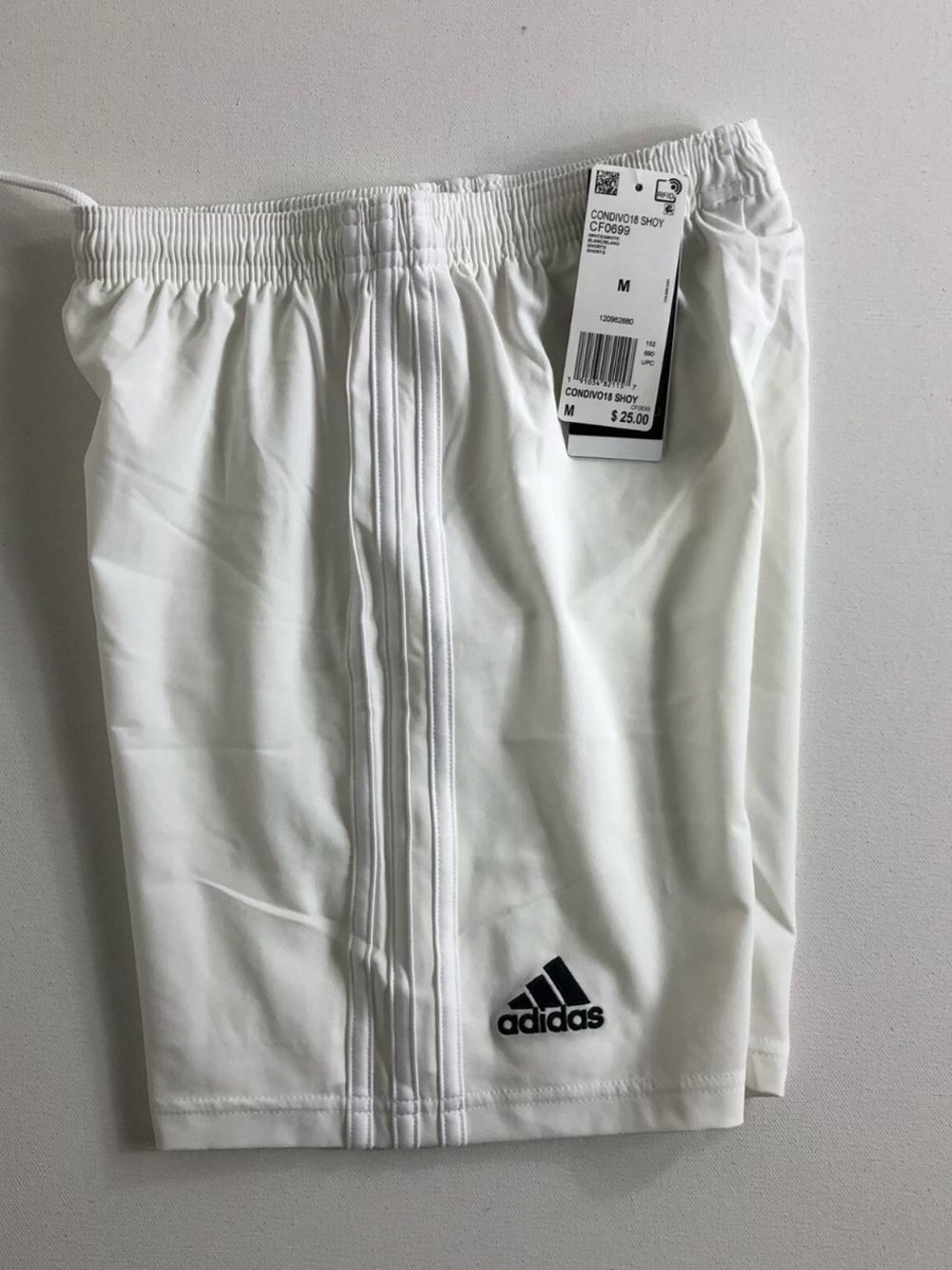 Adidas Youth Condivo 18 Shorts Size Medium White Boys Soccer Active Training